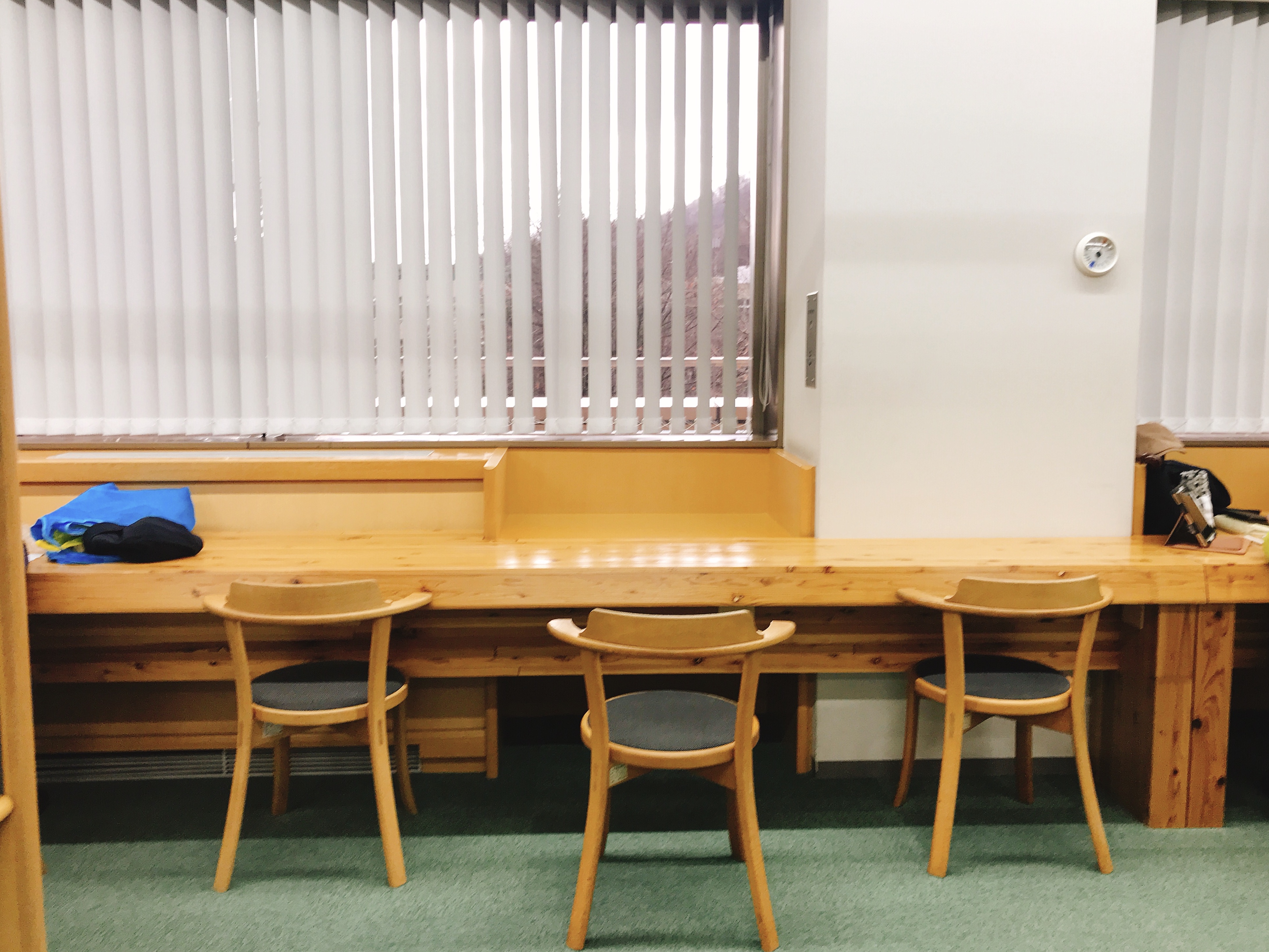 札幌市中央図書館の自習室